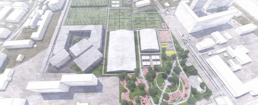 Территория парка "Крылья советов"